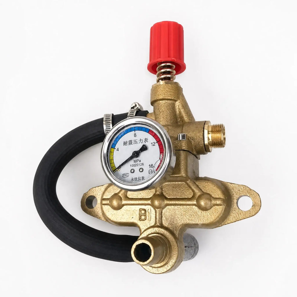 Pressure Washer Pump Head Replacement with Red Knob Pressure Adjustment for High Pressure Washer Service Quake