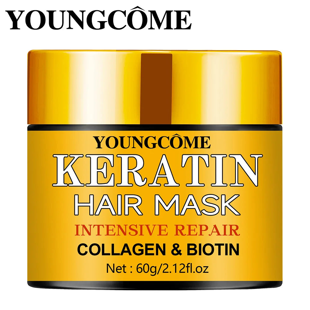 Hair Repairs Hair Mask Essential Oil Nourishing for Dry Damaged Biotin Collagen Keratin Treatment Hairs Conditioner Hair Quake
