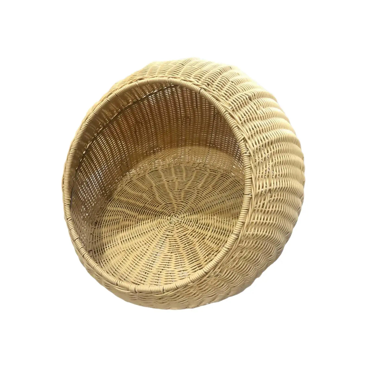Cat Bed Basket Kitten Cave Sleeping Cat Hideaway Hut Kennel Cat Basket Pet Sleeping Bed for Pomeranian Puppy Cats Poodle Quake apricot