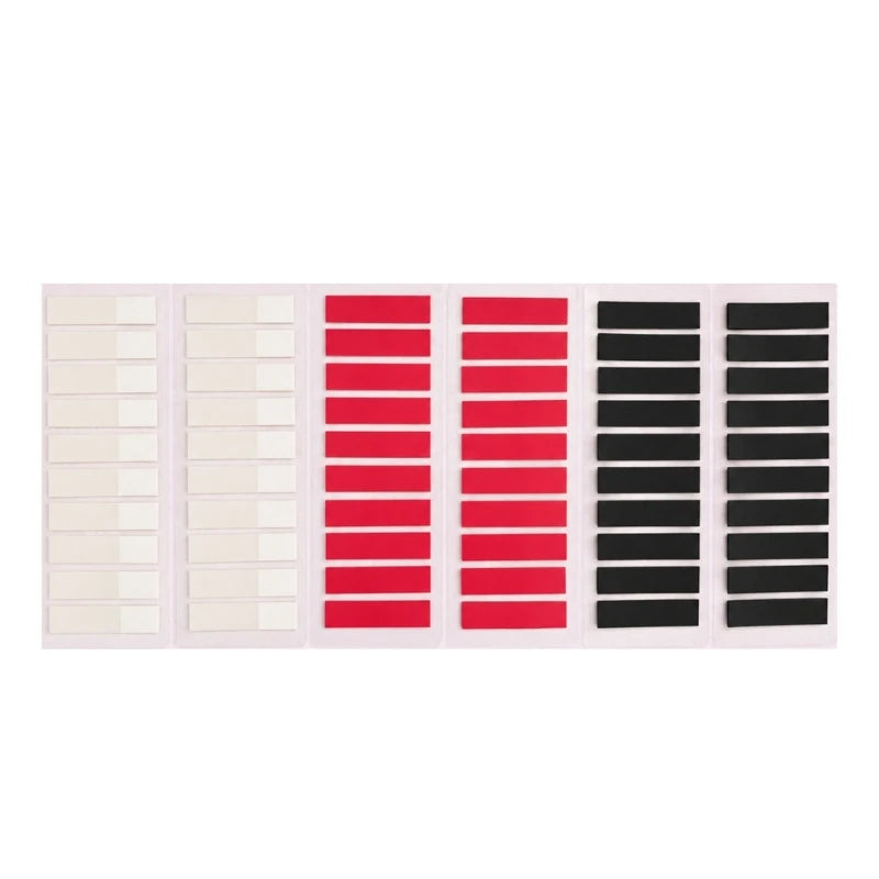 Repositionable Page Index Flags with Adhesive Backing, 6-SheetS Color-Coded Set for Quick Reference in Books, Notebooks, K1KF Quake CN