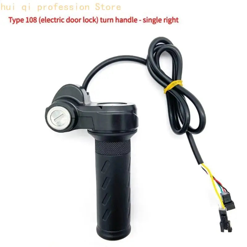 Anti Slip Electric Bike Throttle Grip Accelerator with IP65 Waterproof Quick Installation for Multiple Models H8WE Quake
