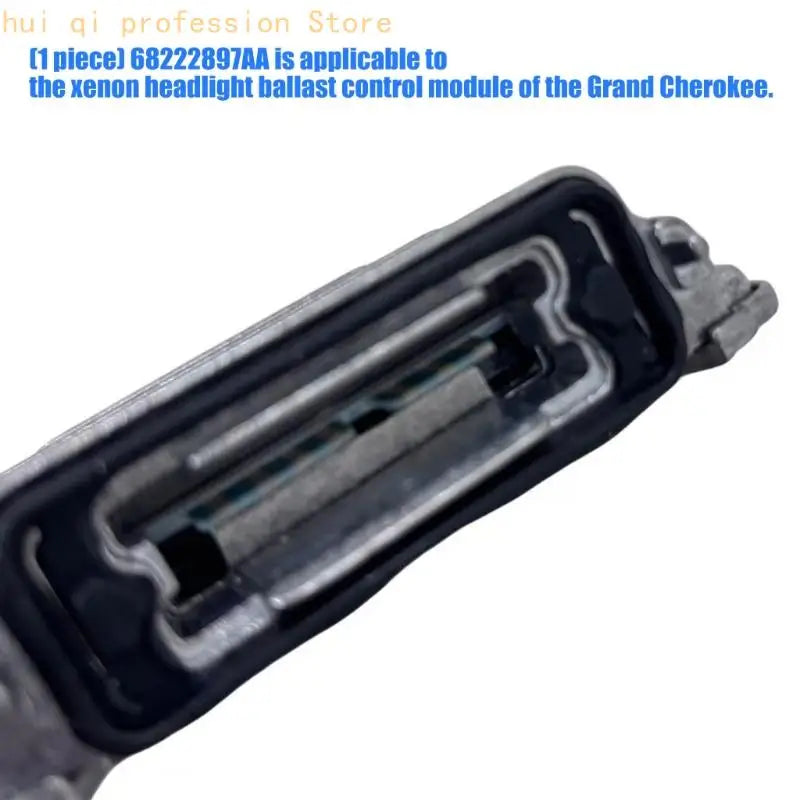 68222897AA 63117180050 89089352 Vehicle Headlight Ballast Unit for Lighting Repairs, Finned Metal Control Part for Lighting H8WE Quake