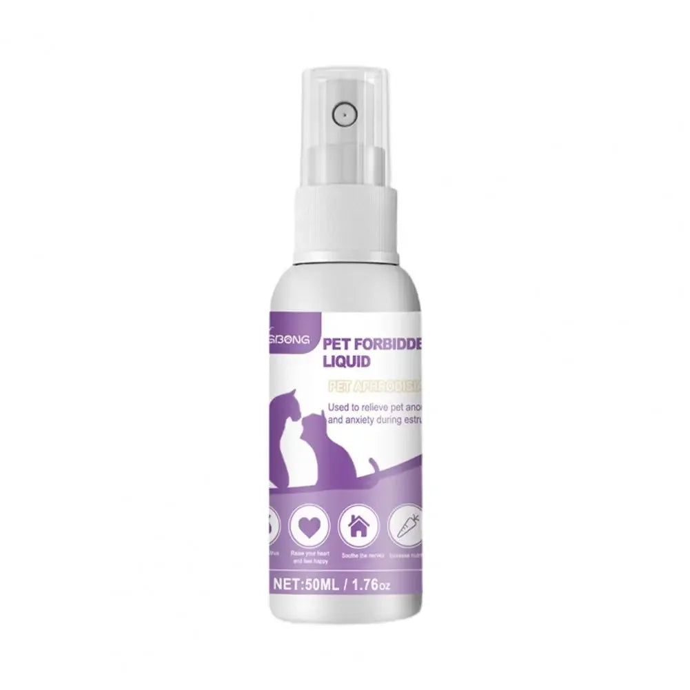 Great Pet Prohibition Spray Prevent Howling Improve Appetite Lightweight Cat Calming Pheromone Travel Spray Quake