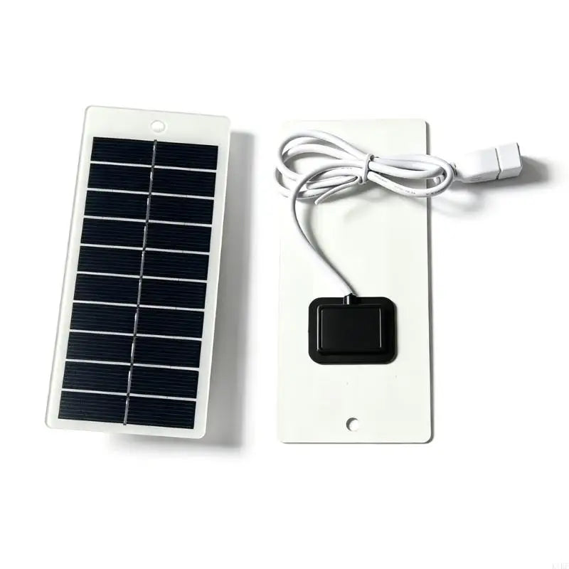 Travel USB Sun Board with Cell Array Layout for Small Devices, 5V Output Unit for Camping Hiking Outdoor Carry and K1KF Quake