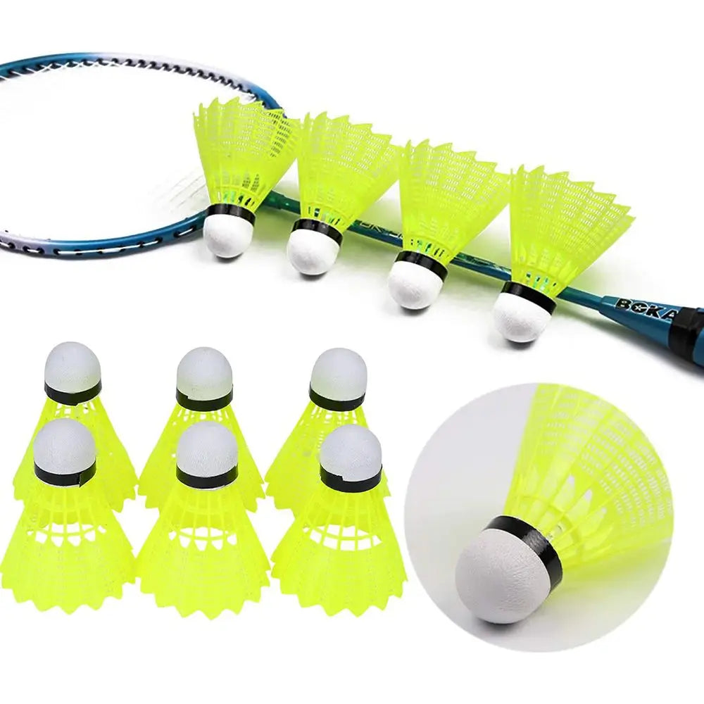 New Plastic Badminton Shuttlecocks Stable Durable Nylon Badminton Outdoor Indoor Badminton Training Balls Quake