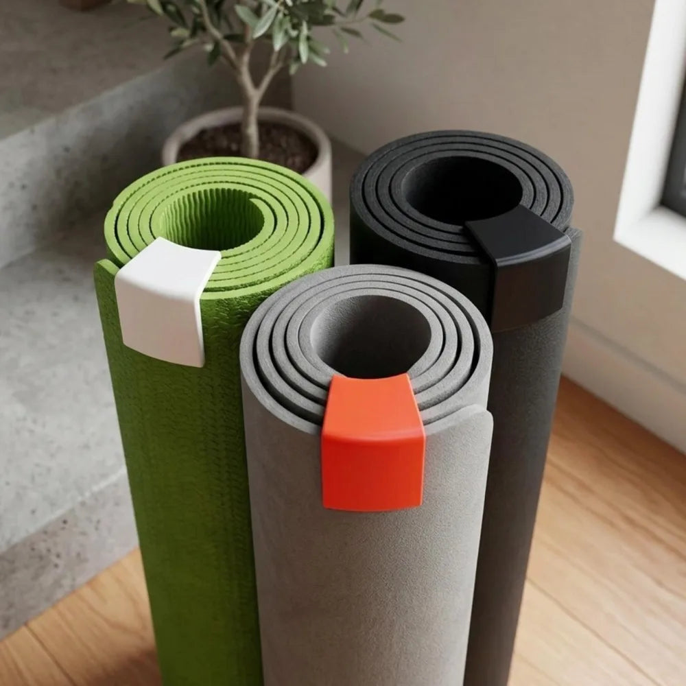 5/1PCS Yoga Mat Fixing Clip Anti-Loose Roll Holder Buckle Yoga Mat Storage Fixator Fitness Mat Organizer Universal Gym Accessory Quake