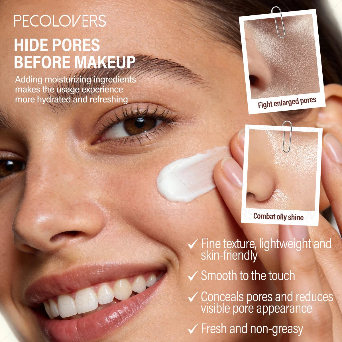 1PC Facial Primer Stick, Conceals Facial Flaws and Spots, Waterproof and Long-Lasting, for Makeup Application Quake