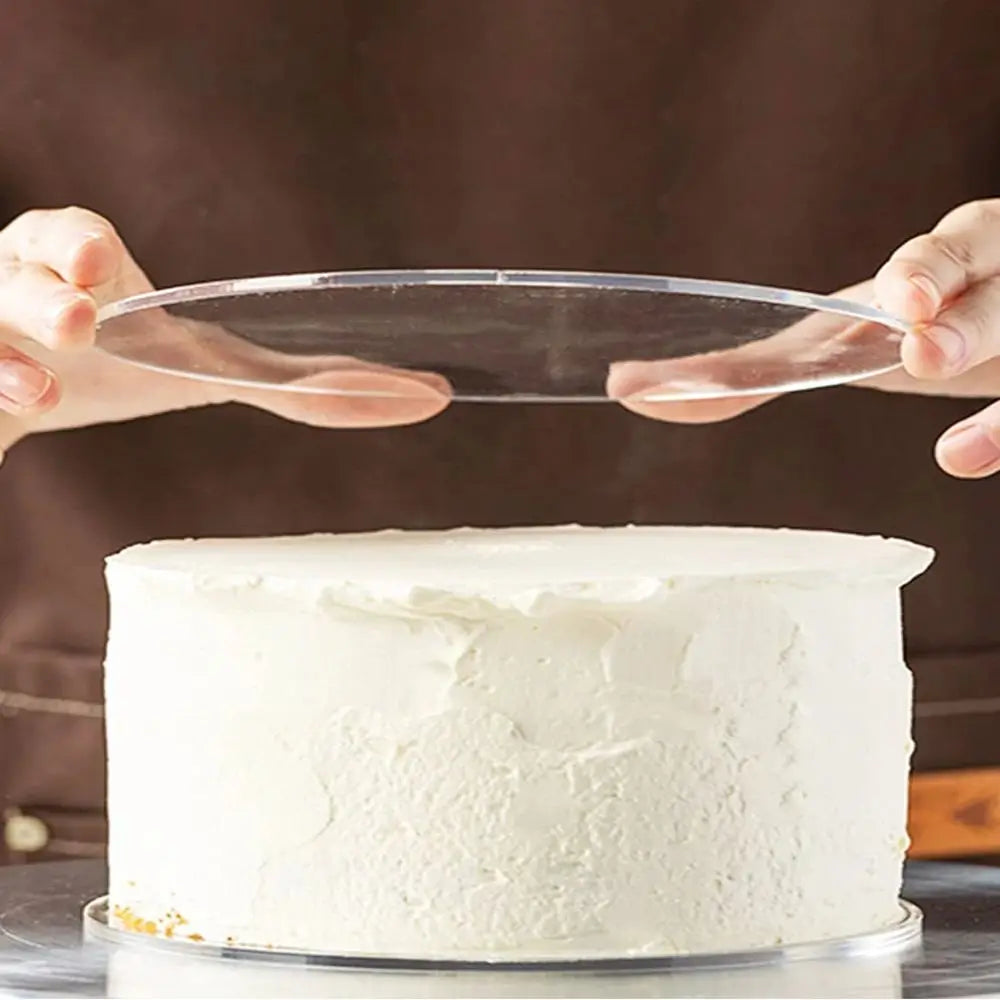 Useful Reusable Cake Disc Acrylic Layered Cake Base Plate Clear Blank Cakes Decorating Tools Cake Quake