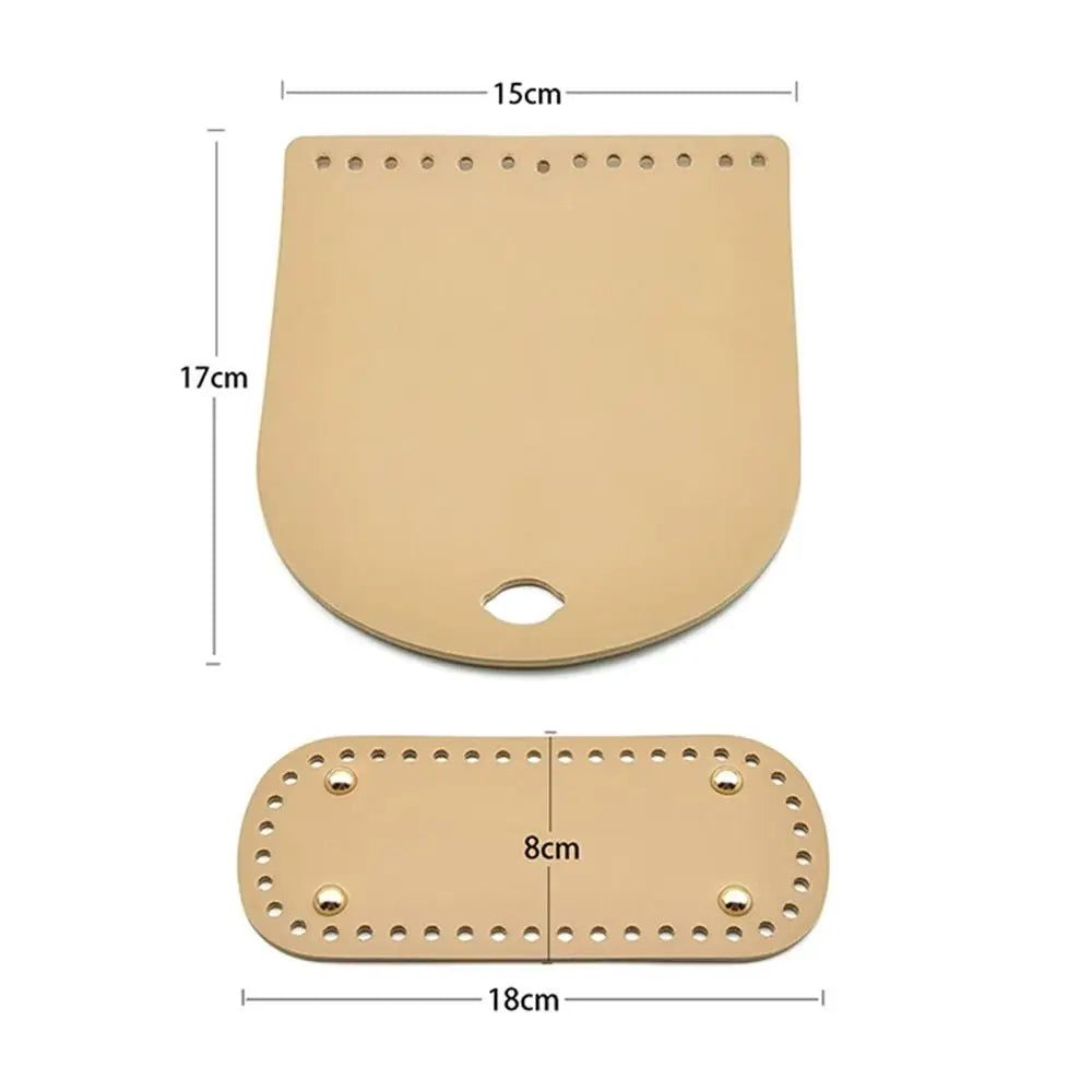 Adjustable PU Leather DIY Bag Strap Handbag Woven Bag Bottoms Handmade Quake