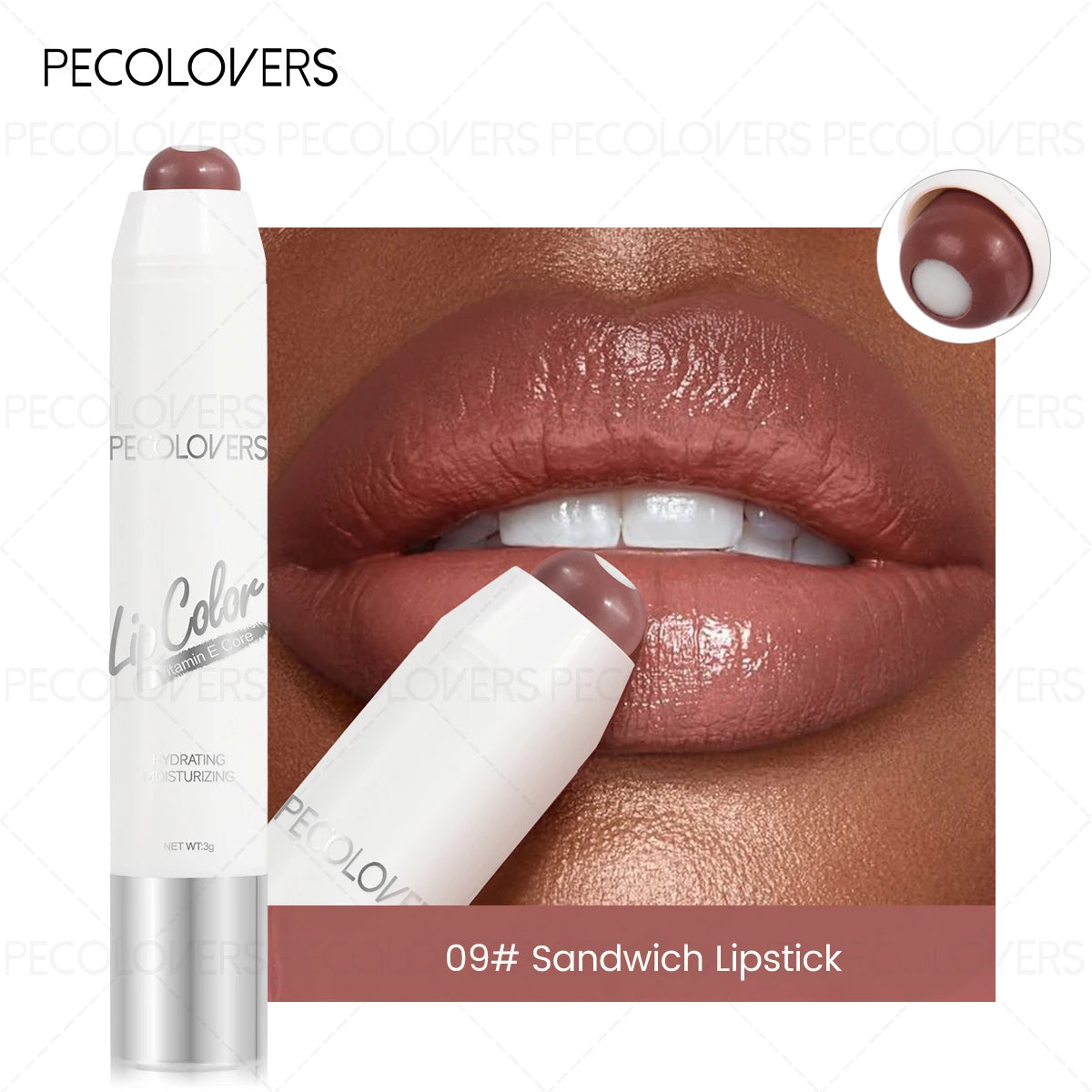 1PC Pinch Mouth Red Pen, Moisturizing Lipstick, Multi Color Selection, Suitable for Various Makeup Looks, Lip Cosmetics Quake 09
