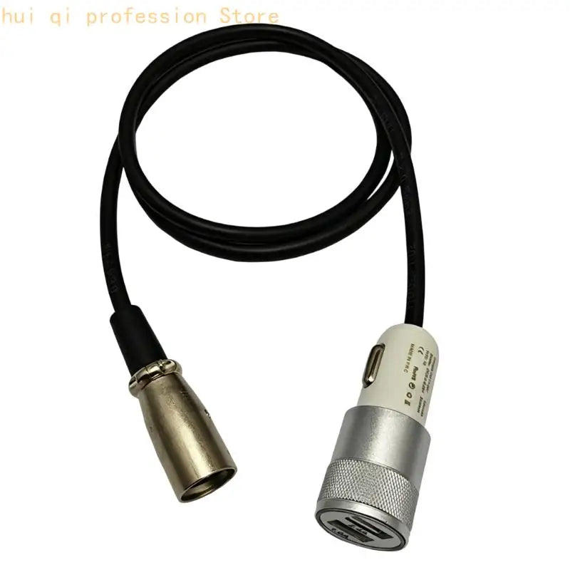 USB Charging Adapter 3-Pin Plug for 12V-24V Electric Wheelchair/Scooter H8WE Quake Ordinary sty1e CN