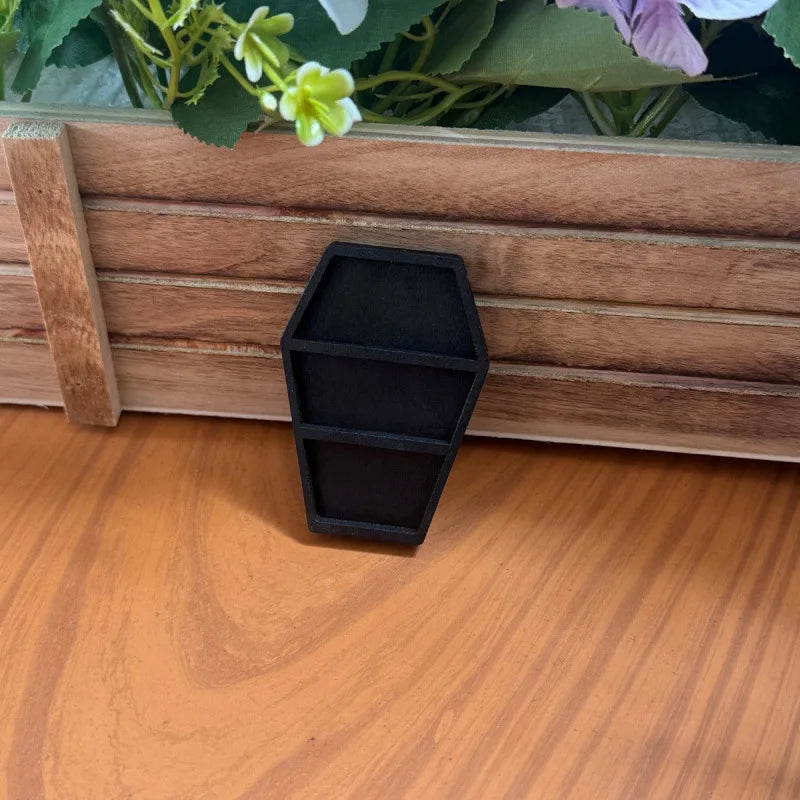 Miniature Trinket Shelf Wooden Mini Jewelry Rack for Storing Ornaments Mineral Specimens Quake