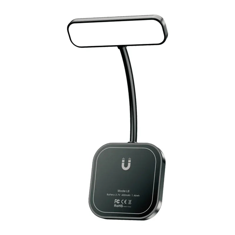 Magnetic Gooseneck Fill Light Portable Phone Selfie Beauty Lamp Eye Caring Reading Light Adjustable Magnetic Holder Stand Tools Quake without stand