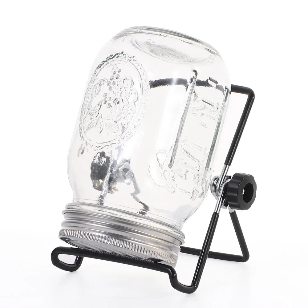 Strainer Sprouts Growing Wide Mouth Home Kitchen 16/32oz Mason Jar with Screen Lids Germinator Sprouting Jars Quake 1 set 16oz