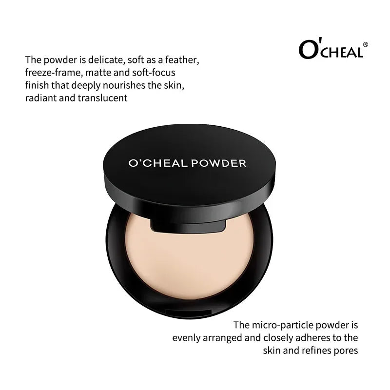 OCHEAL Lady's Loose Setting Powder Concealer Repairing Oil Control Moisturizing Waterproof Sweatproof Makeup for Women Quake