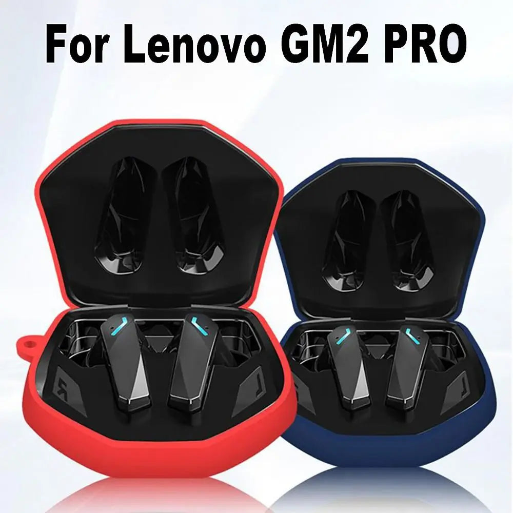 with Carabiner Headphone Storage Case Silicone Soft Earphone Protector Waterproof Shockproof Carry Bag for Lenovo GM2 PRO Home Quake
