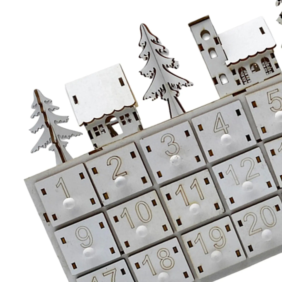 Lighted Advent Calendar Christmas Advent Calendar Ornament Christmas Decoration Quake