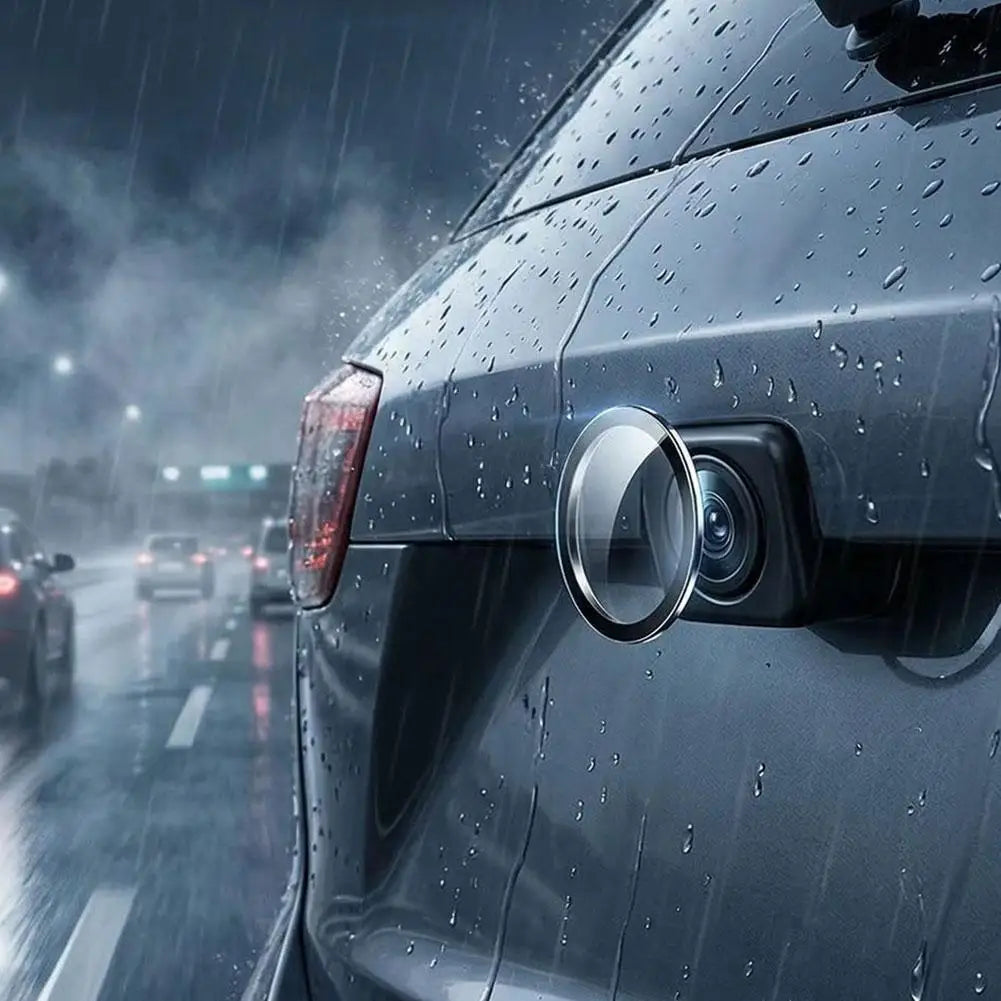 Car Camera Lens Protection Cover for 360 Degree View Reverse Camera Anti-Scratch Waterproof Guard for Front Side Rear Lens Quake