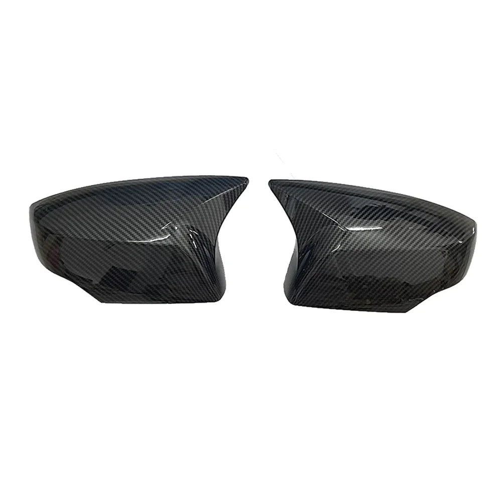 For US Subaru Forester Impreza XV 2014 2015 Car Rearview Side Mirror Cover Wing Cap Sticker Exterior Door Case Trim Shell ABS Quake Carbon