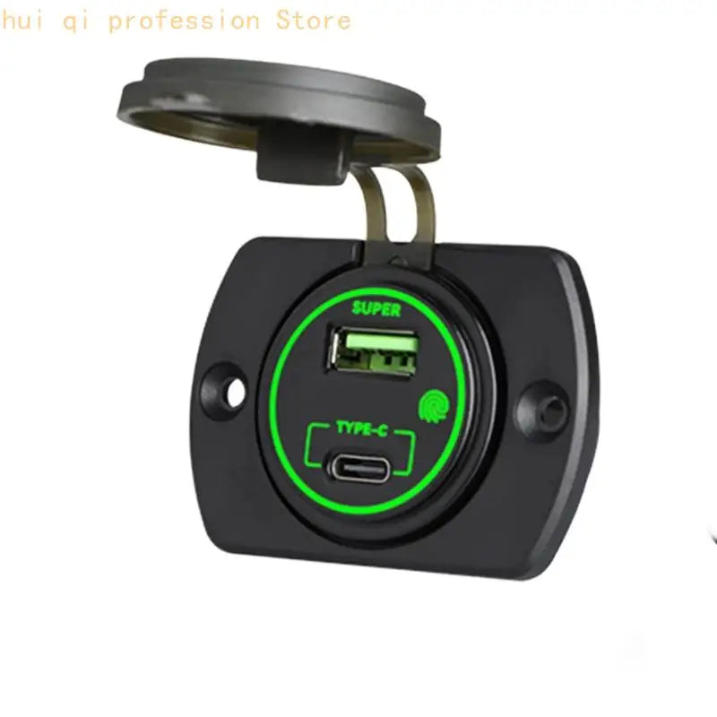 Fast Charging USB PD3.0 Car Chargers For Smartphones And Tablets With ABS Housing And Safety H8WE Quake H8WE3TT310238-D-GN CN