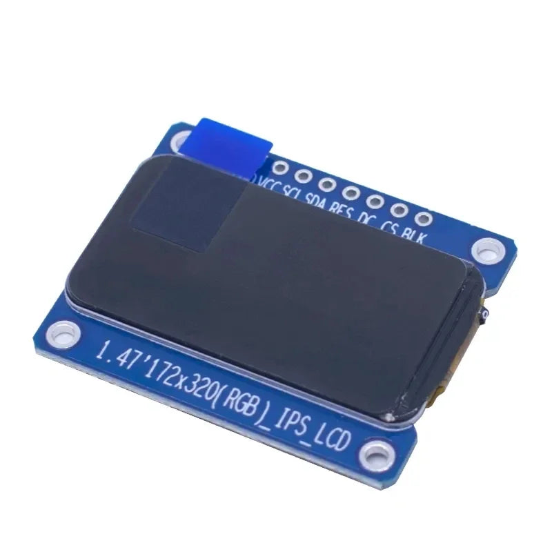 1.47" 1.47 inch 172x320 SPI Full Color TFT HD IPS Screen LCD LED Display Module 172*320 ST7789 Controller 3.3V SPI Interface Quake