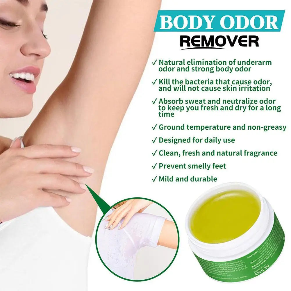 Body Odor Remove Cream Underarm Bad Smell Sweating Removal Armpit Refreshing Antiperspirant Lasting Aroma Deodorant Body Care Quake