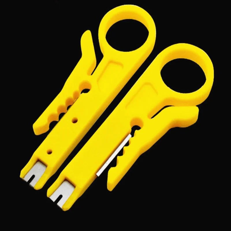 New Mini Portable Wire Stripper Cutter Impact Punch Down Tool Blade for Network Wire Cable Line Tool Wire Stripper Knife Quake
