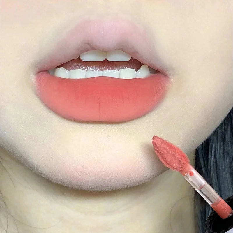 6 Colors Long-Lasting Matte Liquid Lip Gloss with Soft Velvet Finish and Waterproof Formula Lip Clay Lip Glaze Gift Makeup Quake 03