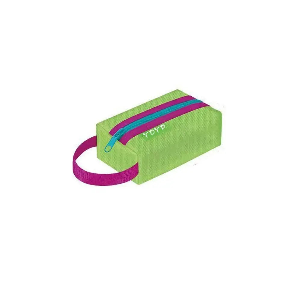 New Portable Zipper Pouch Transparent Coin Purse Mesh Storage Bag File Bag Cosmetic Bag Lipstick Bags Quake green-1