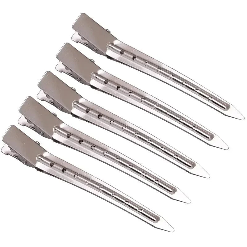 Simple Metal Duckbill Clip Crocodile Curly Hairpin Barrettes Hairstyle Holder Fluffy Hair Root Salon Haircut Headwear Bobby Pins Quake