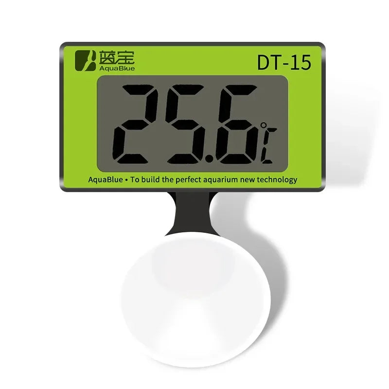 Fish Tank Electronic Digital Aquarium Thermometer LCD High-precision Temperature Measurement Instruments Powerful Suction Cups Quake