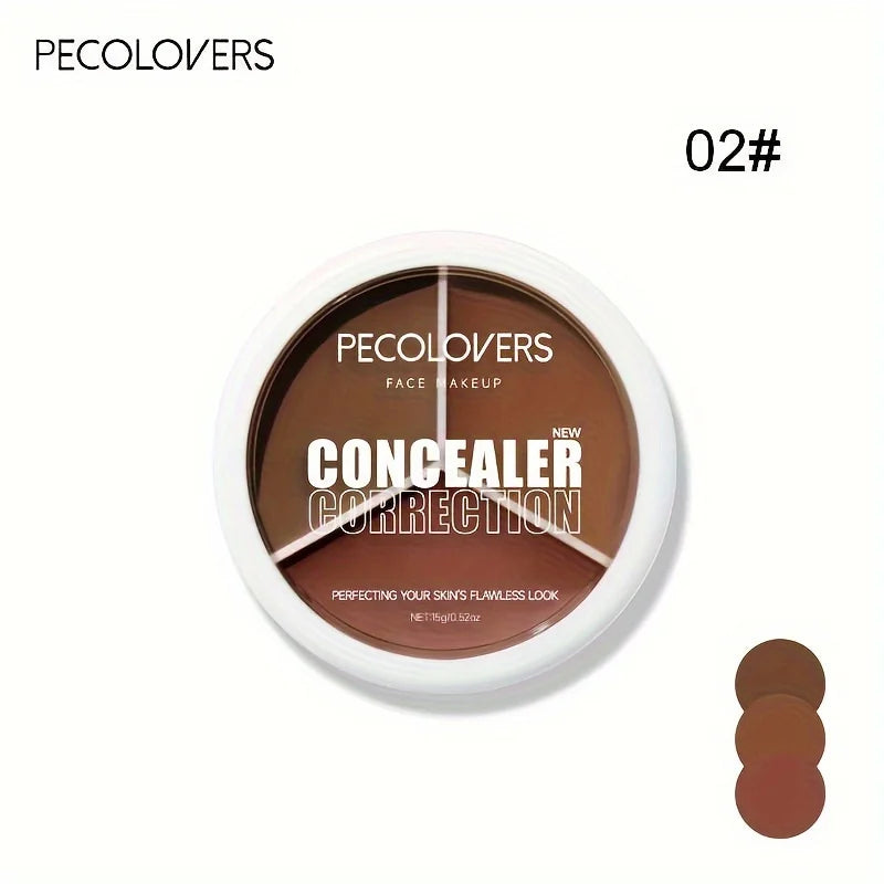 1pc Concealer Palette Cream Waterproof Long Lasting Cover Spots Acne Marks Dark Circles Moisturizing Foundation Face Makeup Quake 02