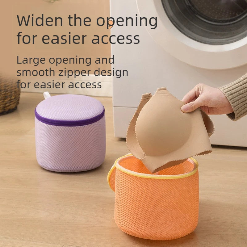 Round Anti-deform Bra Laundry Mesh Bag Special Washing Protector for Underwear Lingerie Household Washing Machine Accessory Quake