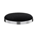 Round Seat Restaurant Salon PU Leather Bar Comfortable Diameter 33cm Club Easy to Install Store Repair Parts Stool Seat Top Quake black