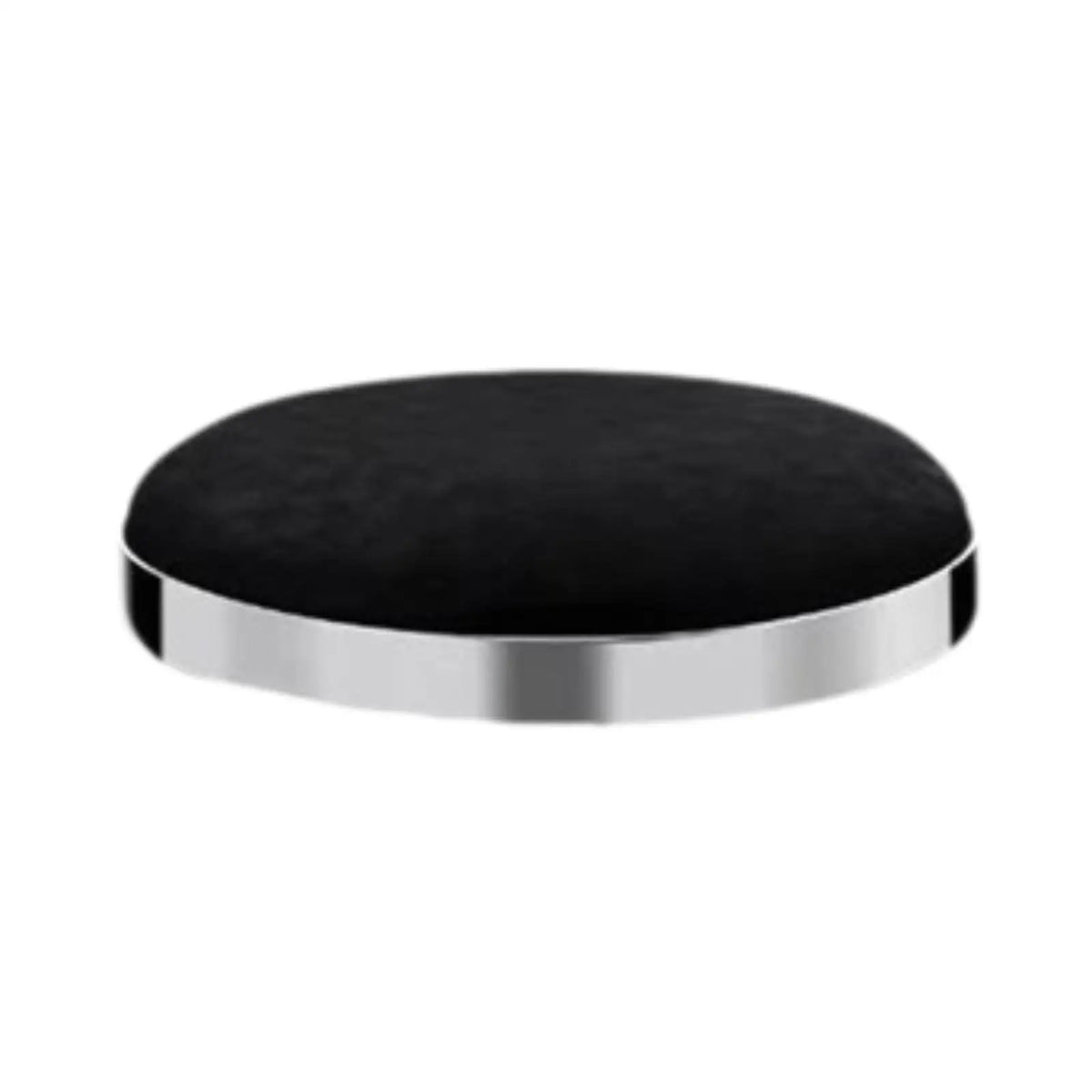 Round Seat Restaurant Salon PU Leather Bar Comfortable Diameter 33cm Club Easy to Install Store Repair Parts Stool Seat Top Quake black