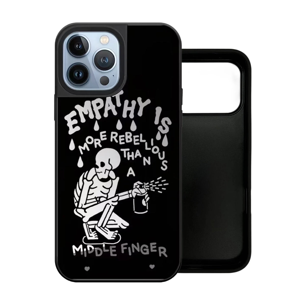Stay Cold Skeleton Pattern Mirror Surface Magnetic Phone Case Cover for IPhone 13 14 15 16 17 18 Pro Max Case Quake