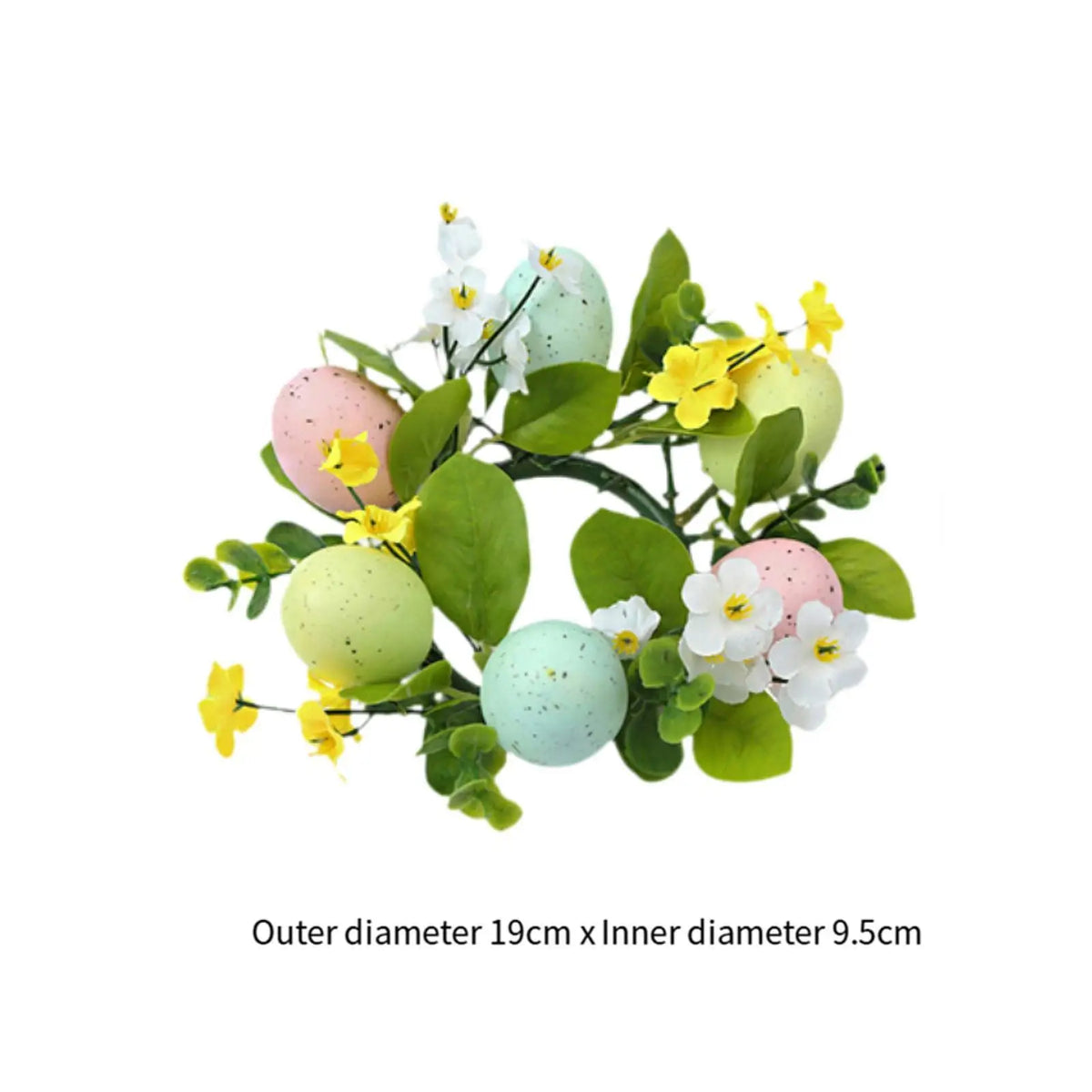 Small Christmas Candle Wreath Home Furnishing Xmas Gift Creative Artificial Centerpiece for Indoor Wedding Party Farmhouse Decor Quake