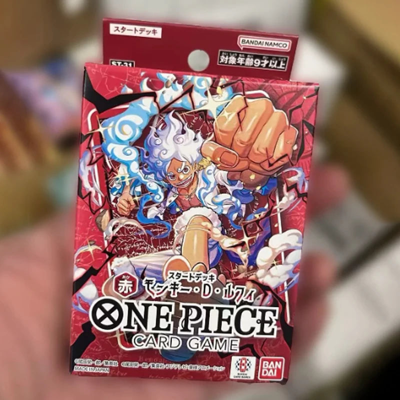 Bandai One Piece Card Game ST-31 To ST-36 Starter Deck Set 6 Decks Luffy Zoro Kuzan Katakuri Sabo Kid Japanese Version Gift Toy Quake