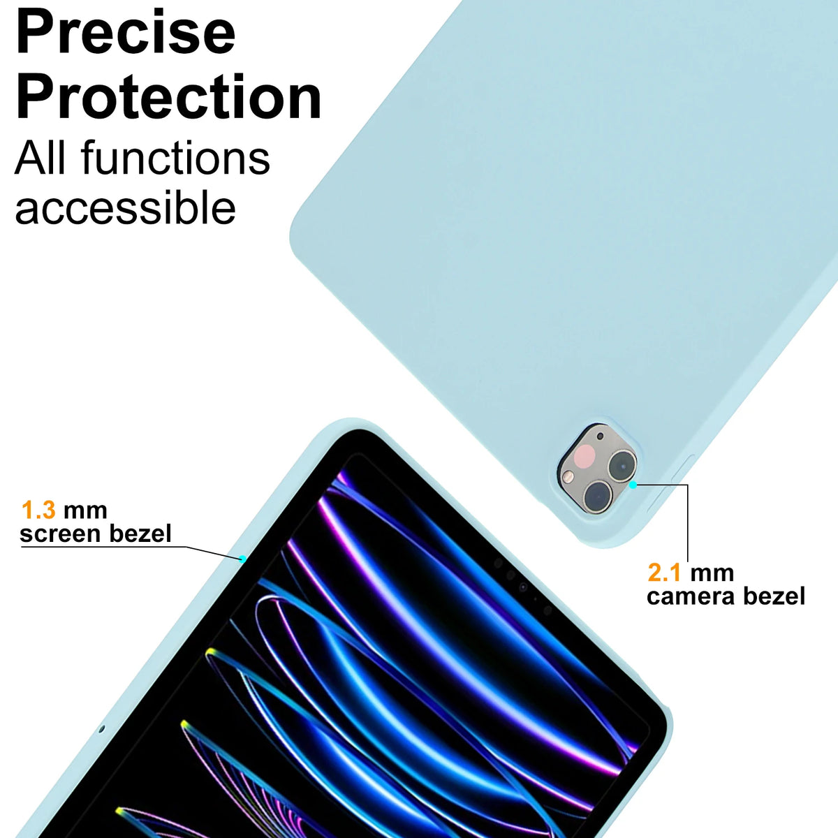 For 2021 iPad 10.2 Case 7/8/9th Generation Cover For 2018 9.7 5/6th Air 2/3 10.5 Mini 4 5 6 Pro 11 Air 4/5 10.9 10th funda soft Quake