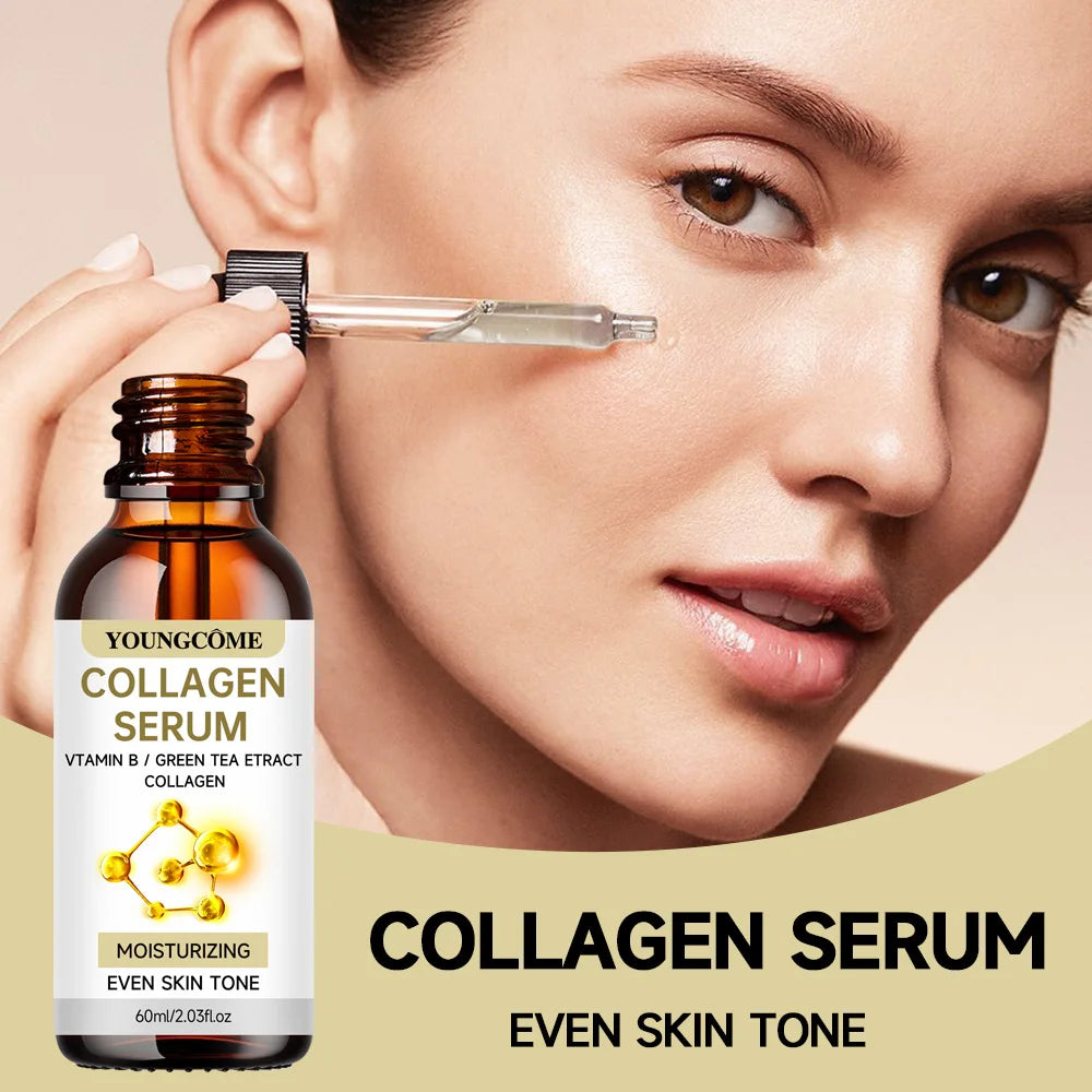 Collagen Serum Wrinkle Removal Dark Corrector Lifting Firming Exfoliating Anti aging Whitening Skin Care Boosts Elasticity Quake