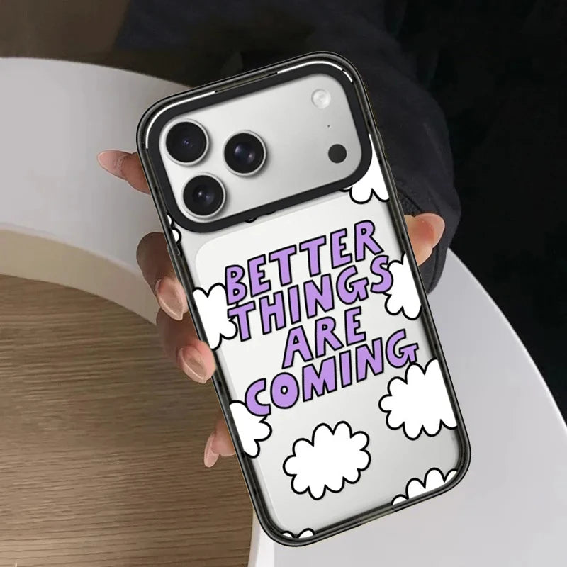 6090817 Impact Black Border Magnetic Phone Case Cover for IPhone 12 13 14 15 16 17 18 Pro Max Case Quake
