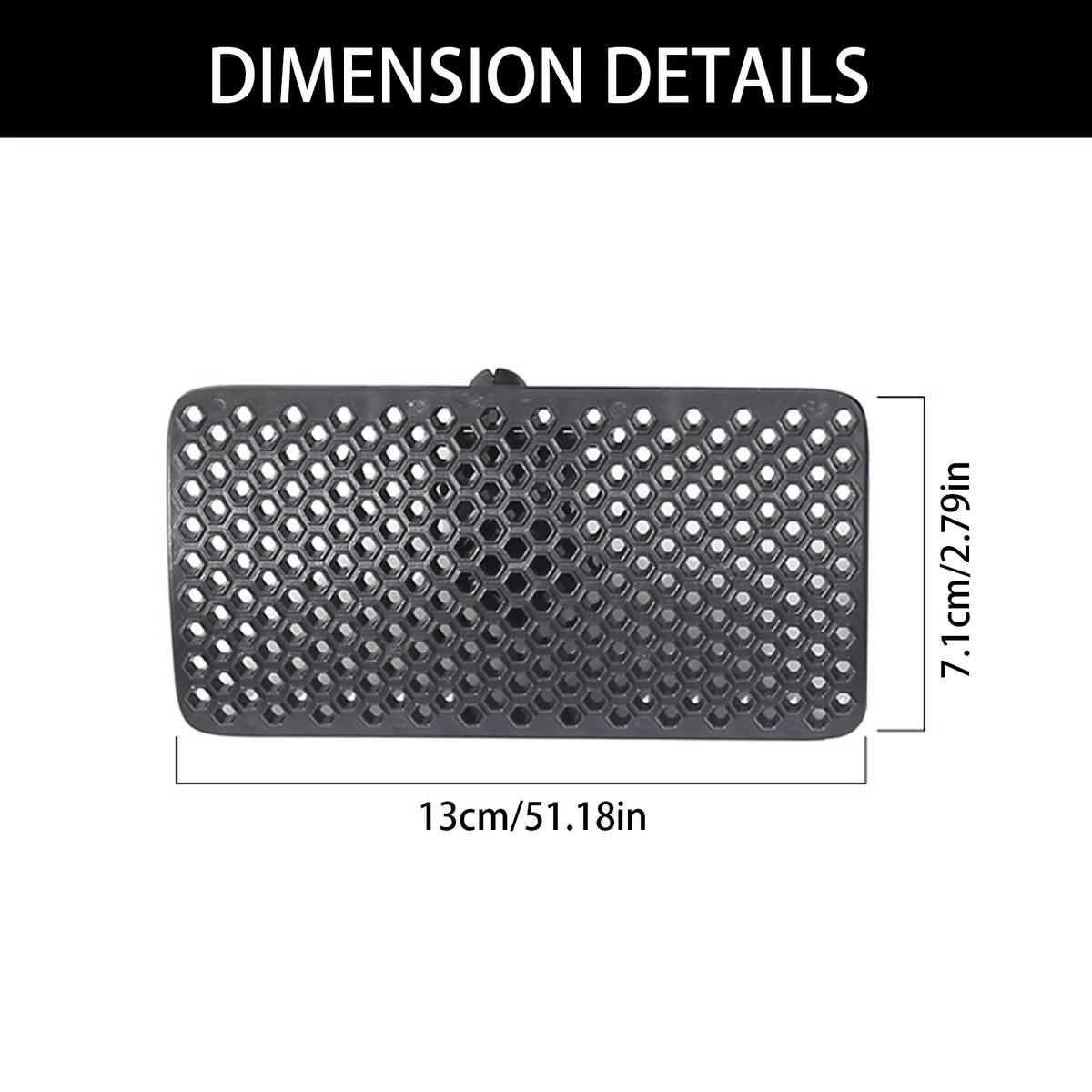 Universal Anti-Backflow Wind Deflector For Car AC Vents Cover Accessory Quake L
