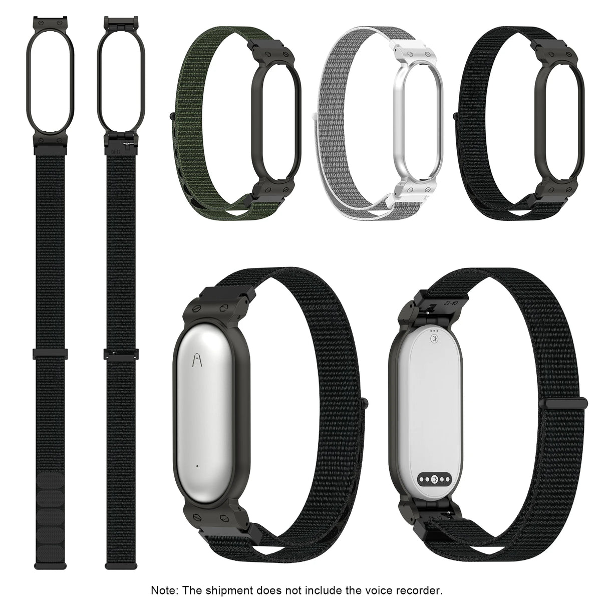 Adjustable Wrist Strap Protective Cover Replacement Nylon Strap Compatible for PLAUD NotePin AI Voice Recorder Quake