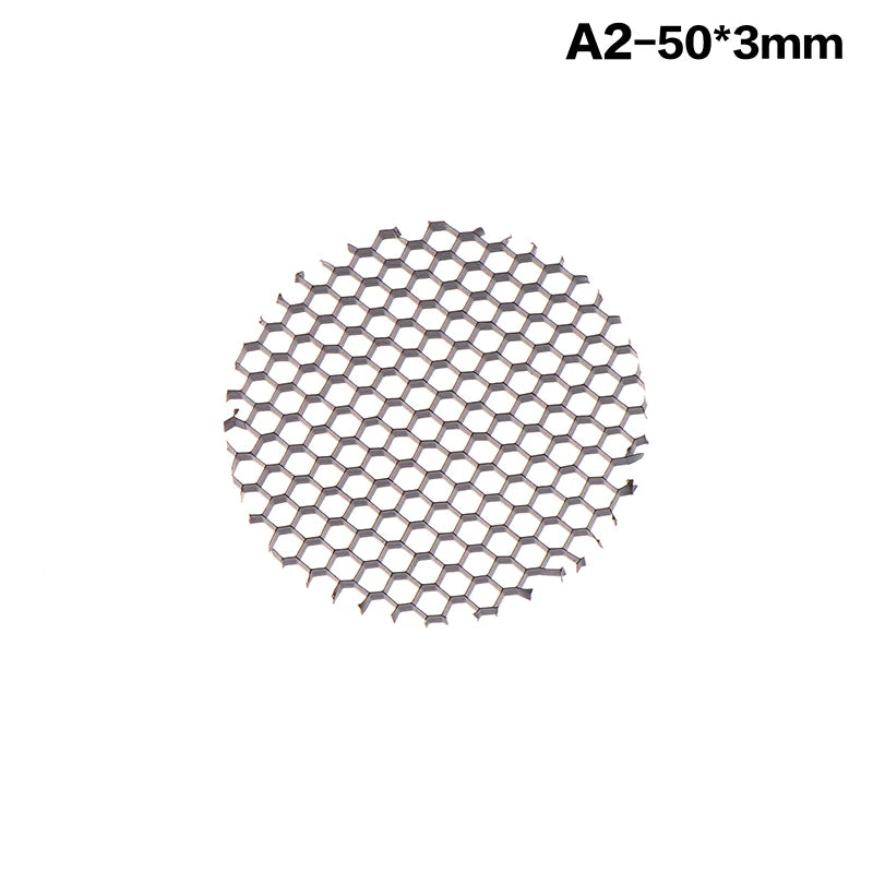 1Pcs Round Honeycomb Mesh Light Cover Black Aluminum Anti Glare Downlight Spotlight Shade Quake A2