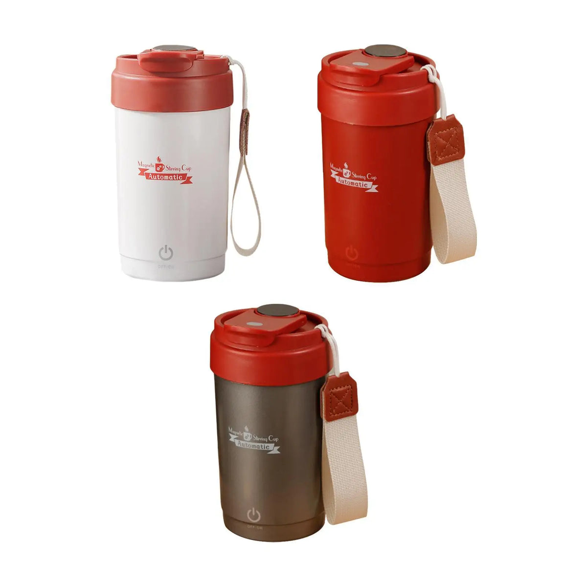 Auto Stirring Mug Stainless Steel Self Mixing Coffee Tumbler Tea Electric Mixing Cup for Backpacking Gym Camping Bedroom Hiking Quake