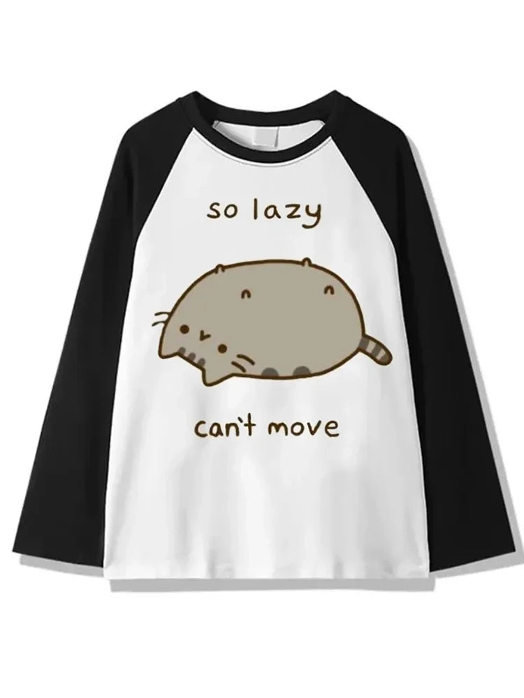 Japanese Fairy Polka Dots T Shirt Women Y2K Aesthetic Kawaii Cartoon Casual Tops Autumn Sweet Harajuku Grunge Loose Tees Quake
