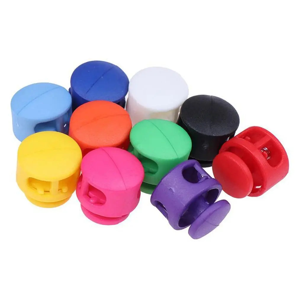 10Pcs Paracord Lanyard Spring Cord Lock Stopper Backpack Sportswear Shoelace Bag Parts Accessories Rope Clamp DIY Shoelace Quake