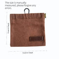 Portable Dog Treat Waist Bag Waterproof Durable Pet Outdoor Training Feeding Pouch Walking Dog Food Storage Pocket Supply Quake 1Pcs khaki