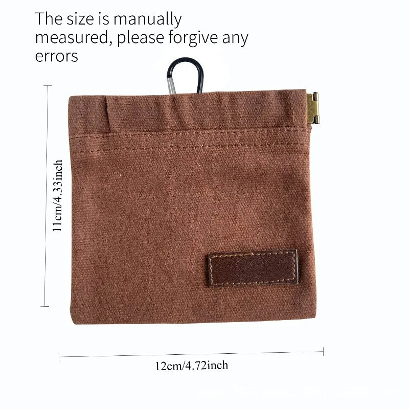 Portable Dog Treat Waist Bag Waterproof Durable Pet Outdoor Training Feeding Pouch Walking Dog Food Storage Pocket Supply Quake 1Pcs khaki