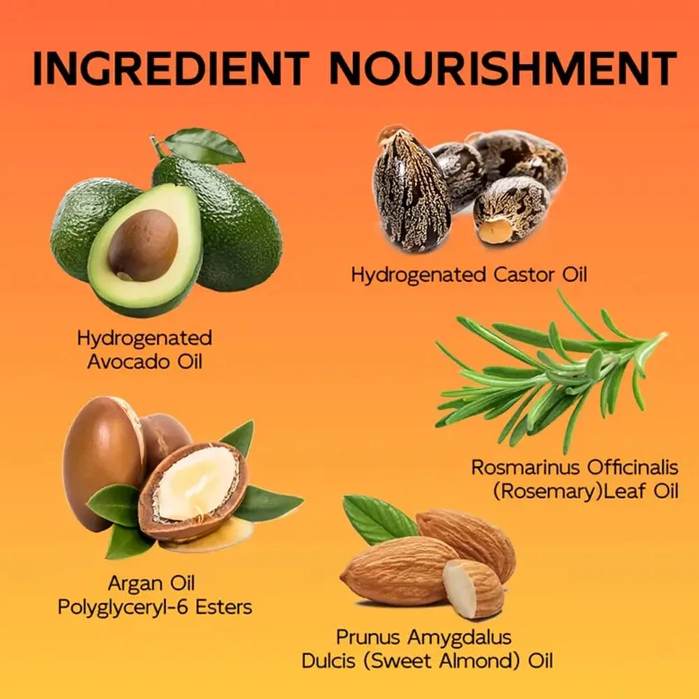 Castor Oil Hair Cream Clean Strengthen Hair Root Reduce Dandruff Improve Dryness Anti Frizzy Nourish Repair Damaged Hair Care Quake